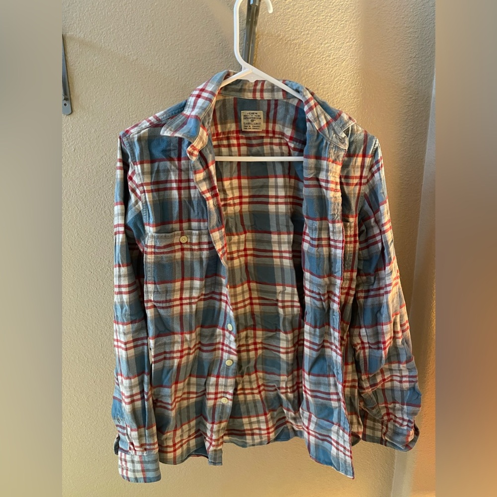 Jcrew slim fit flannel